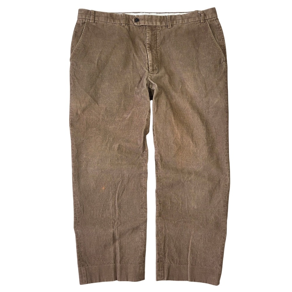 Lauren‎ Ralph Lauren Mens Brown Corduroy Pants Straight Leg 38x27 Classic Fit